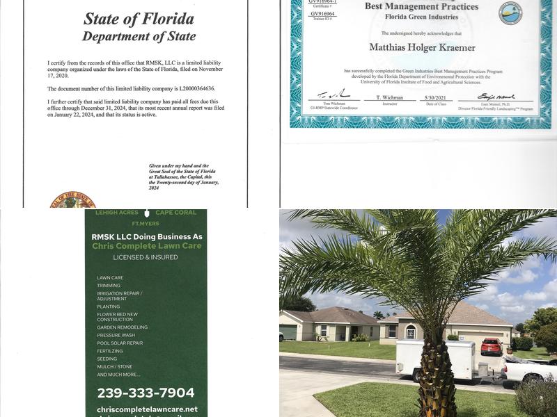 Chris' Complete Lawn Care RMSK LLC