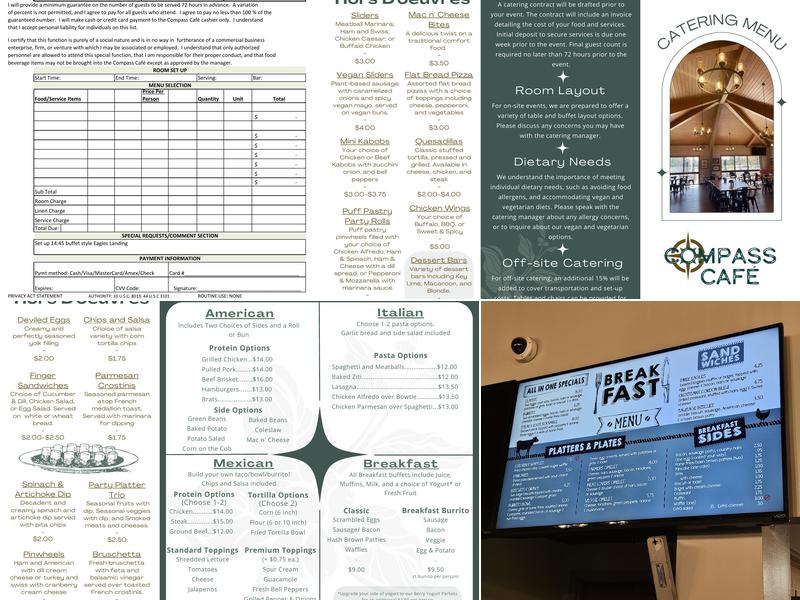 Compass Cafe Menu