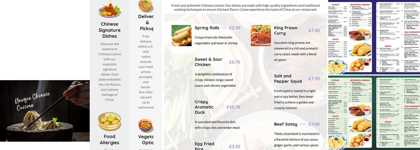 Badshot Lea Chinese Kitchen Menu