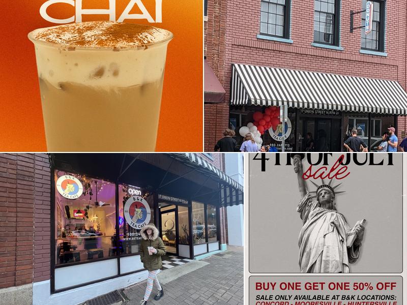 B&K Tea Cafe 17 Union St N, Concord