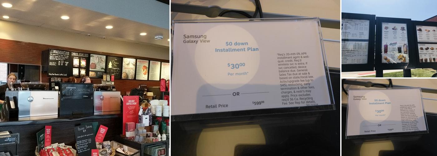 Starbucks Menu