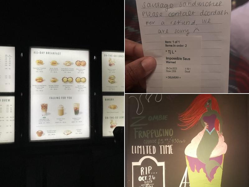 Starbucks Menu