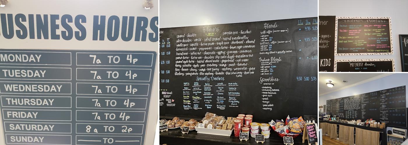 Mo'Joe Coffee & Cupcakes Menu