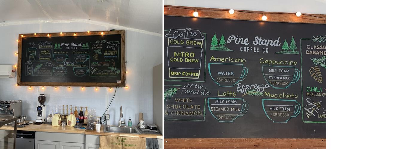 Pine Stand Coffee Co Menu