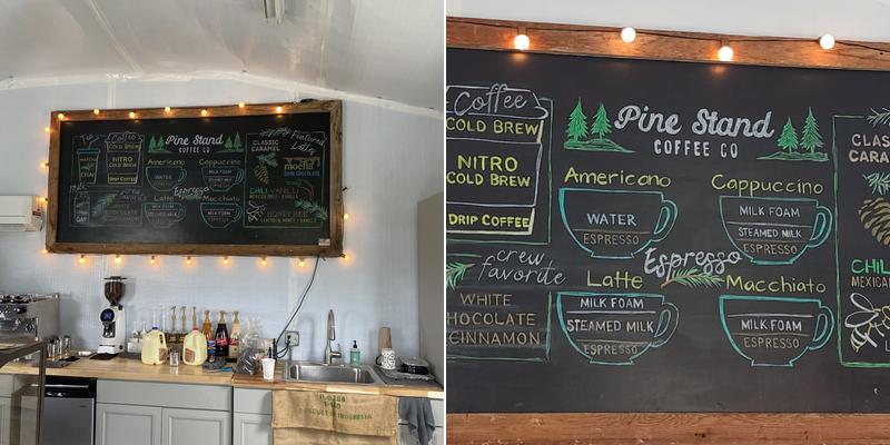 Pine Stand Coffee Co Menu