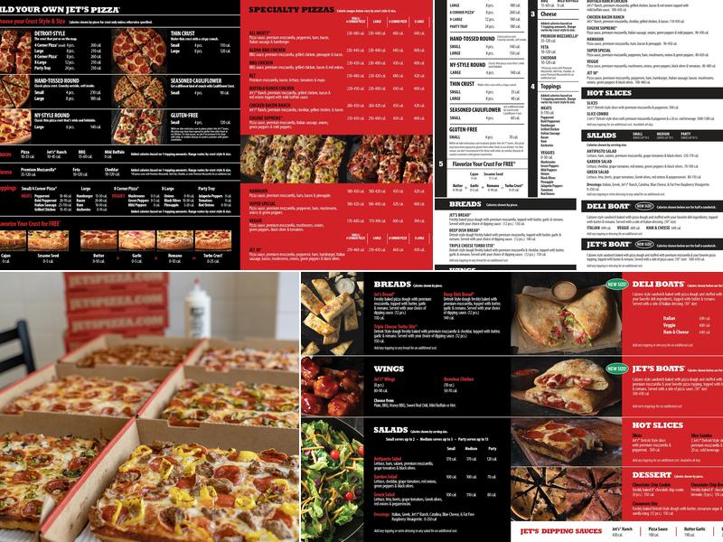 Jet's Pizza Menu
