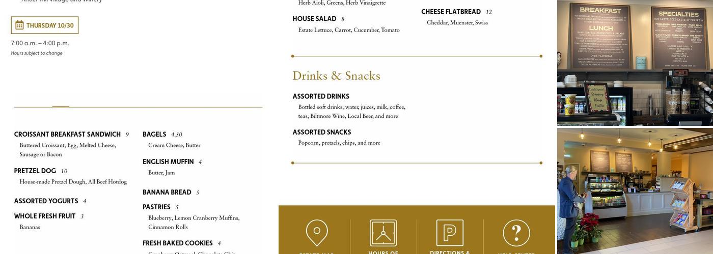 The Kitchen Café Menu