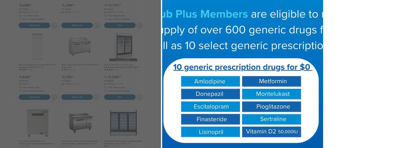 Sam's Club Cafe Menu