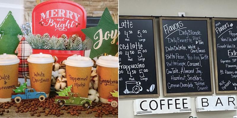 Sweet Southern Java Menu