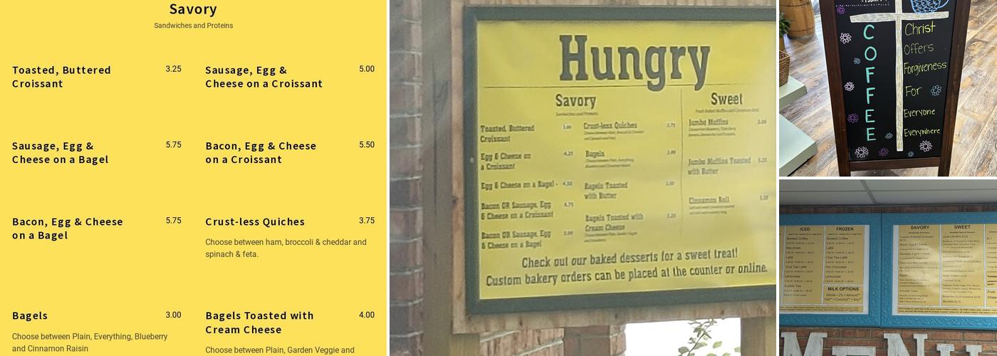 Brew & Bake Menu