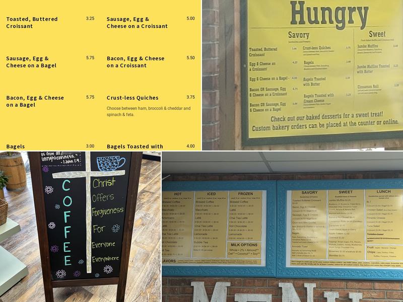 Brew & Bake Menu