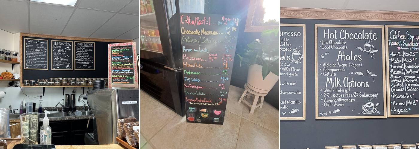 Mi Cafecito Menu