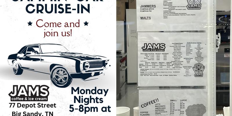 JAMs LLC Menu