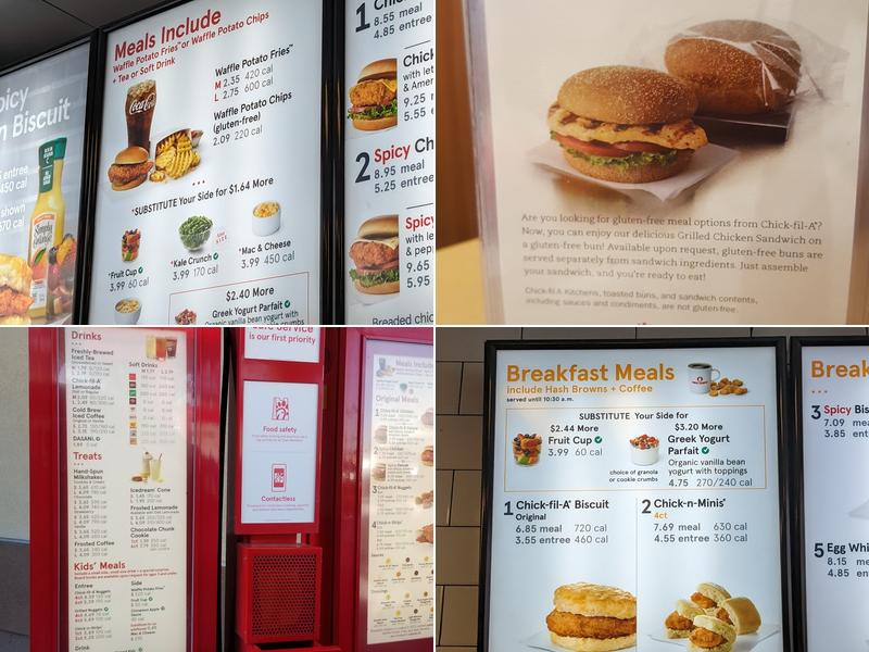 Chick-fil-A Menu