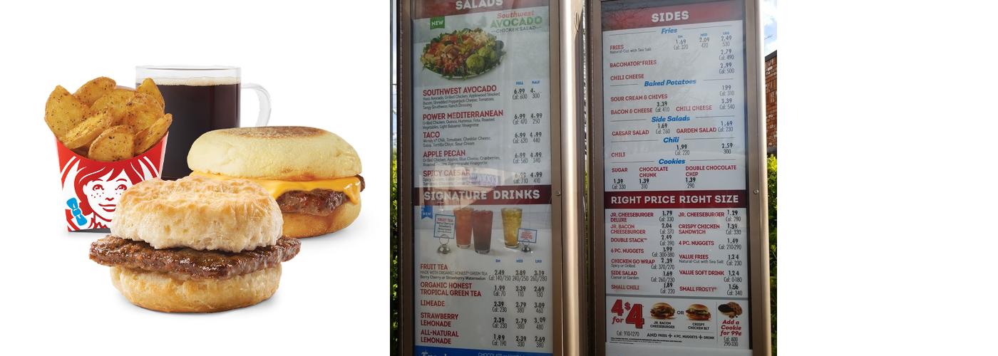 Wendy's Menu