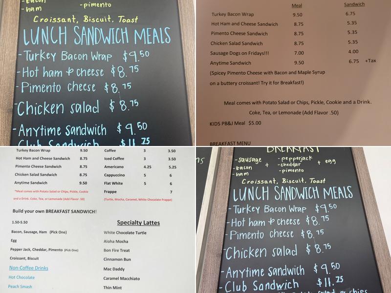 Half Moon Brew Menu
