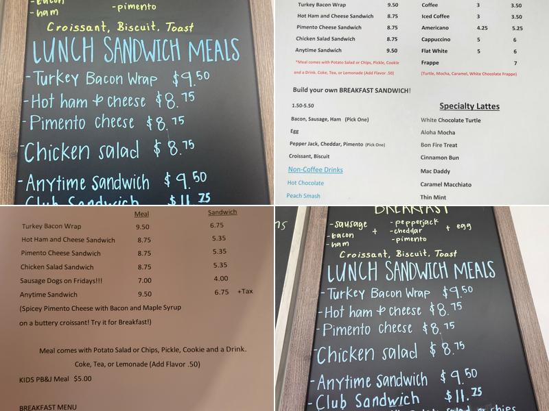 Half Moon Brew Menu