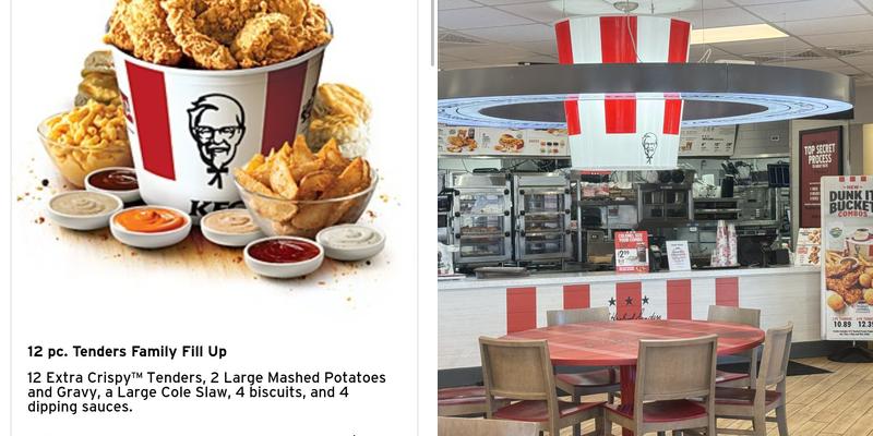 KFC Menu