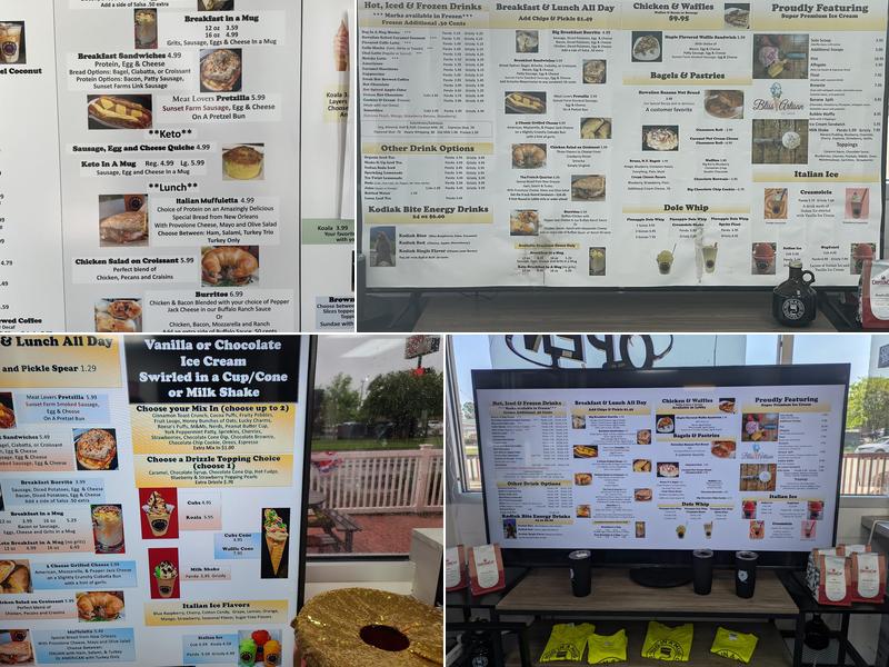 Hug In a Mug Coffee & Creamery Menu