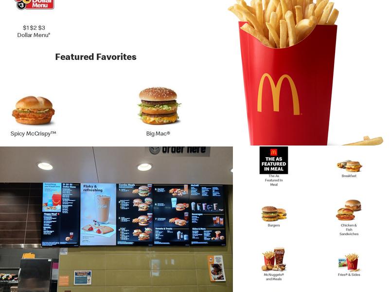 McDonald's Menu