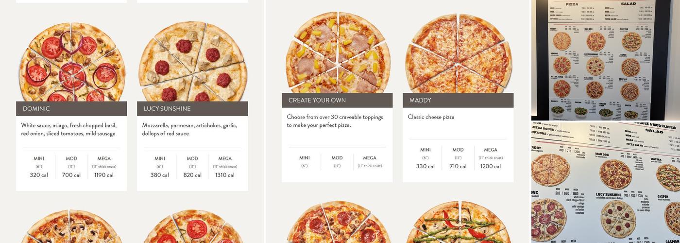 MOD Pizza Menu