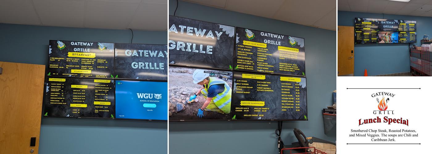 Gateway Grill Menu