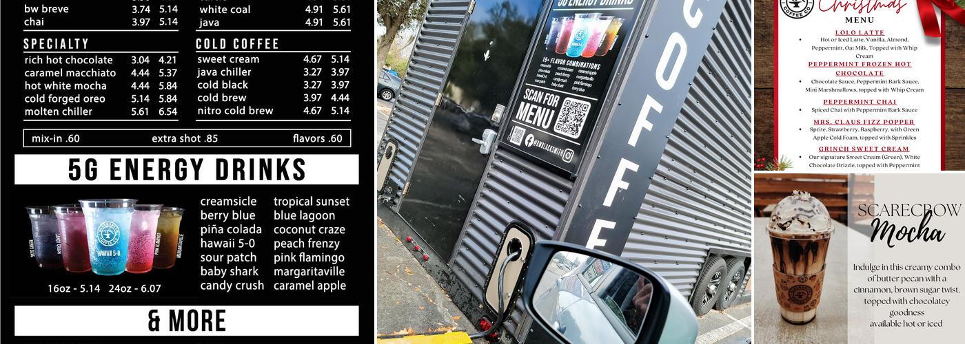 BW Blacksmith Coffee | Hwy 90 Menu