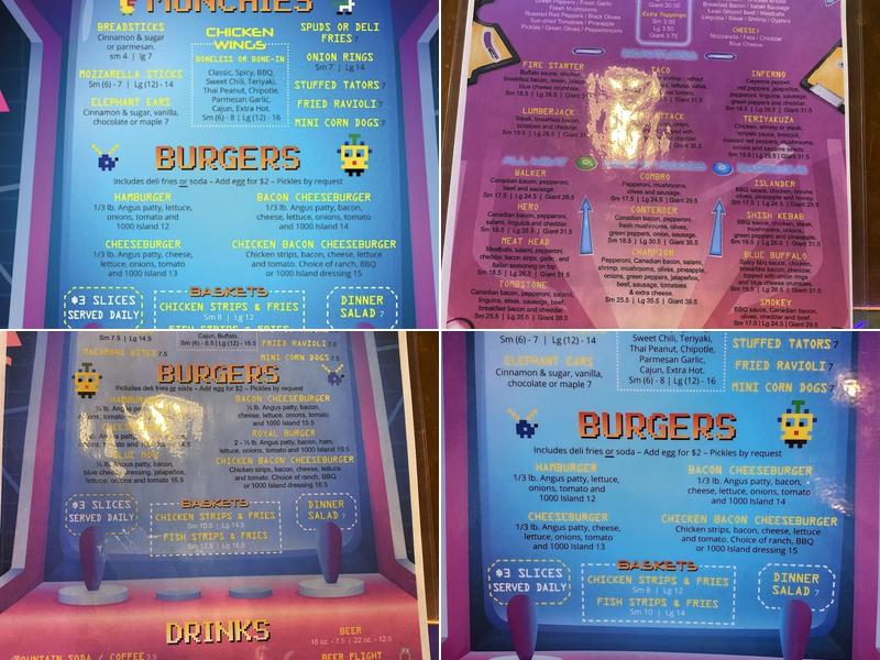 Retro Pizza Co. Menu