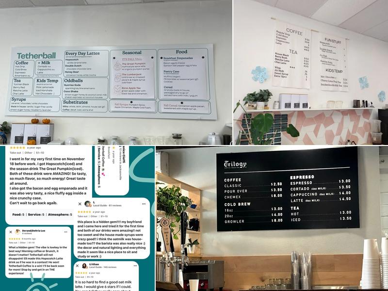 Tetherball Coffee Menu