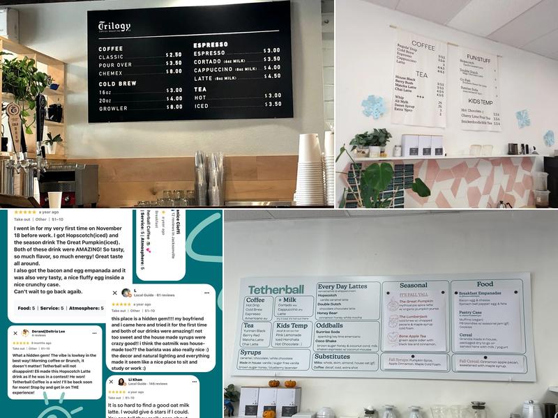 Tetherball Coffee Menu