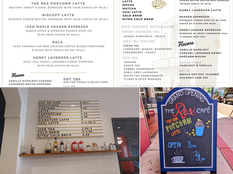 The Rex Cafe Menu
