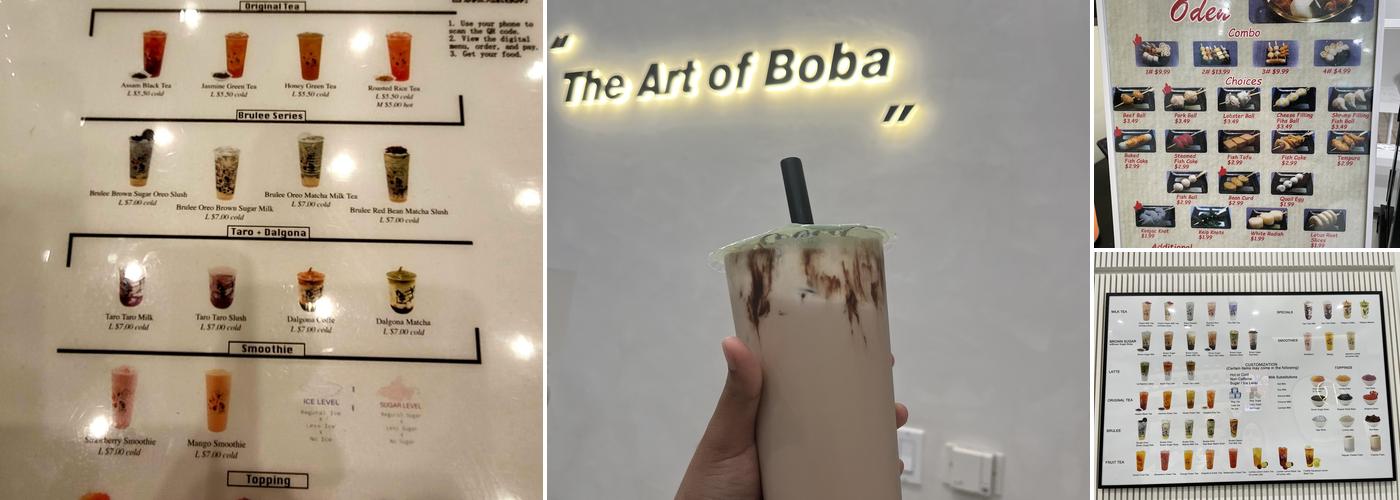 One Zo Boba - Beverly Center Menu