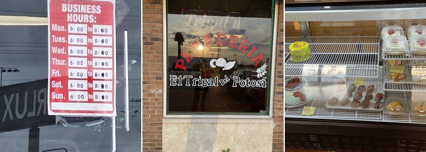 El trigal del potosí Menu