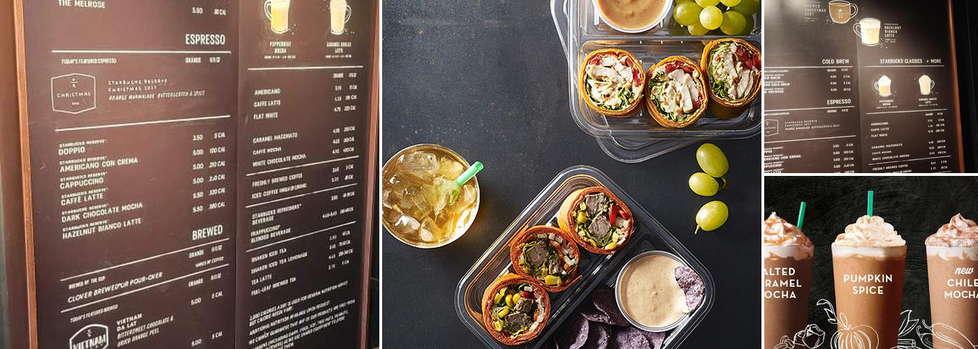 Starbucks Menu