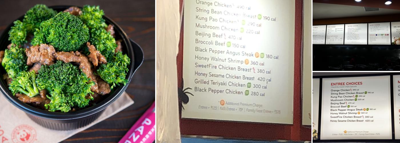 Panda Express Menu