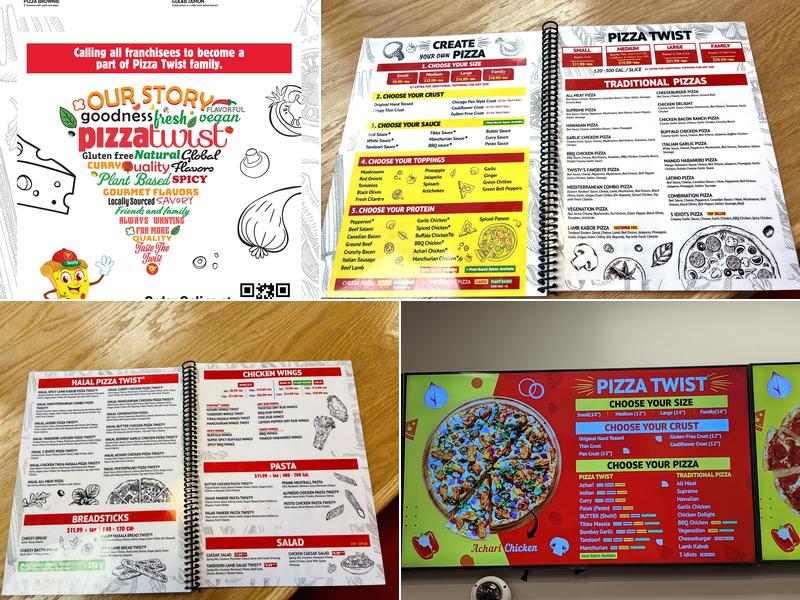 Pizza Twist Menu