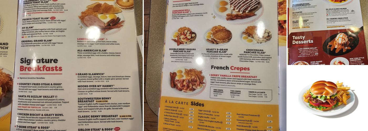 Denny's Menu