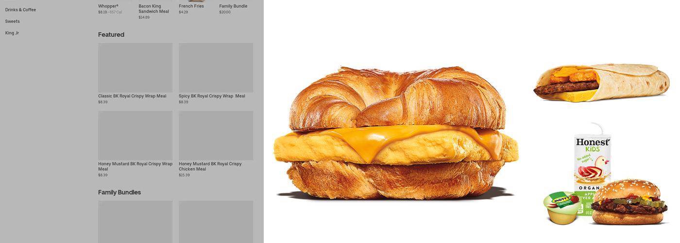 Burger King Menu