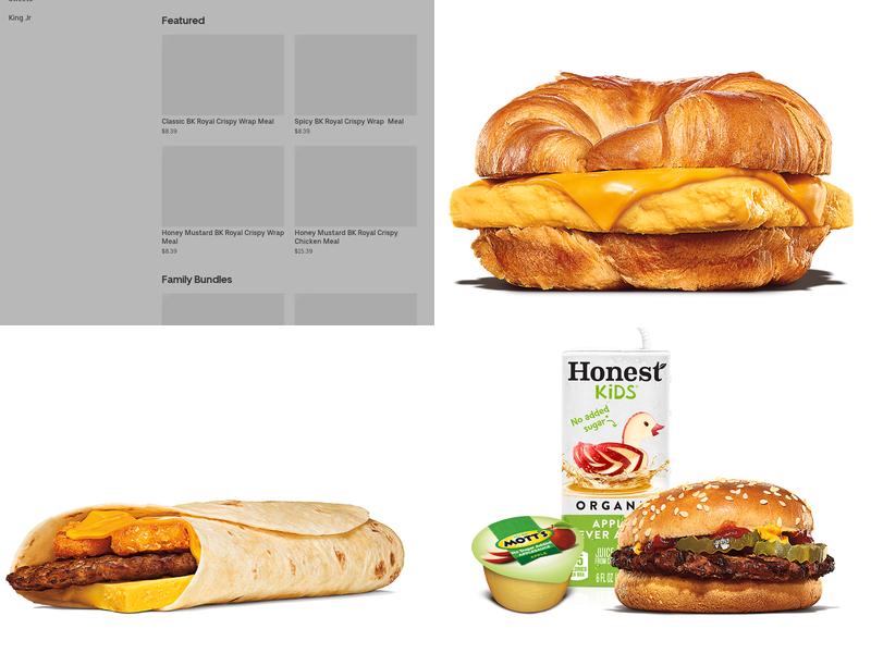 Burger King Menu