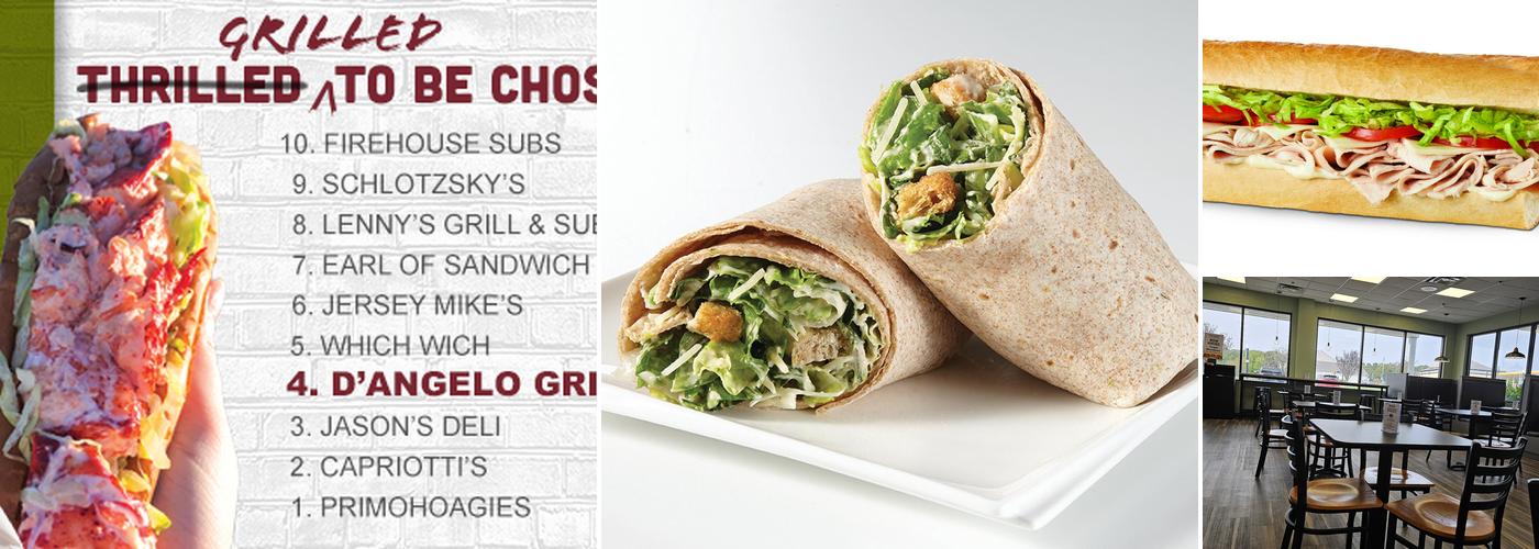 D'Angelo Grilled Sandwiches Menu