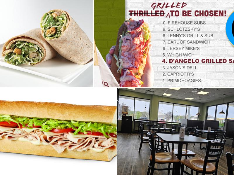 D'Angelo Grilled Sandwiches Menu