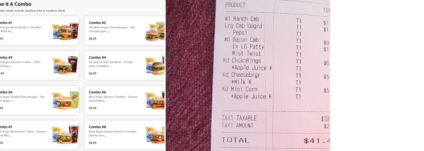 Arctic Circle Menu