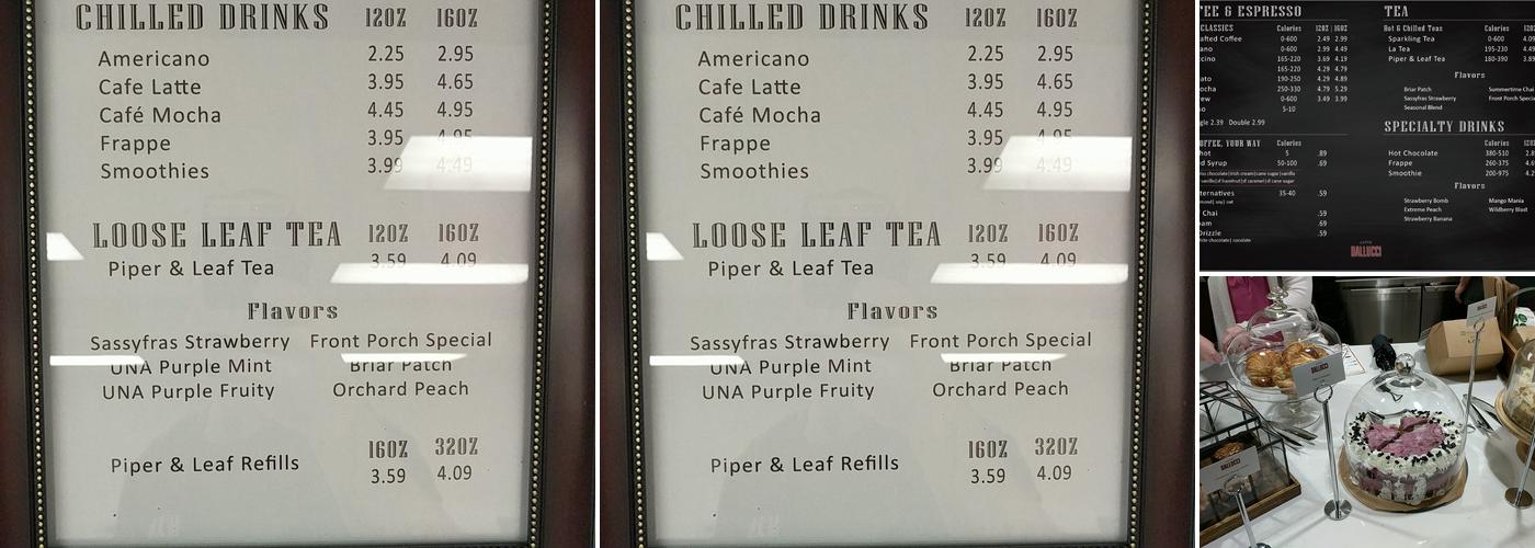 Caffè Dallucci Menu