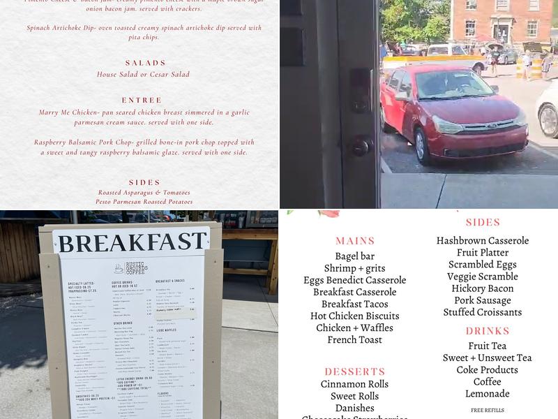 Rustic Grounds Coffee Co. Menu