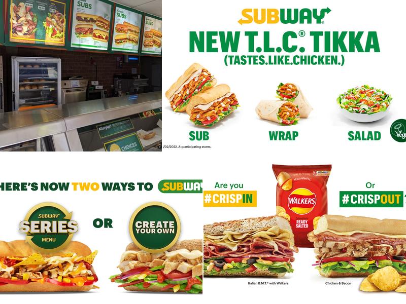 Subway Menu