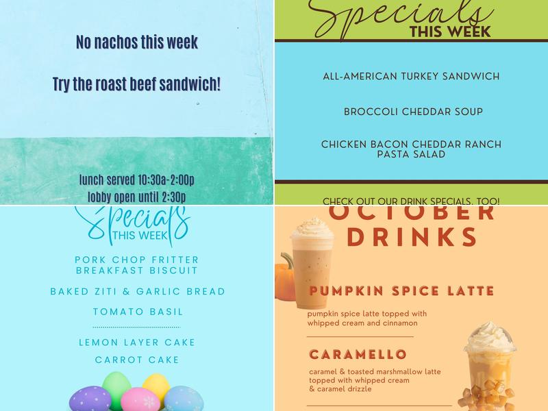Common Ground Cafe Menu