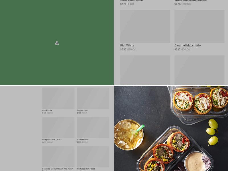 Starbucks Menu