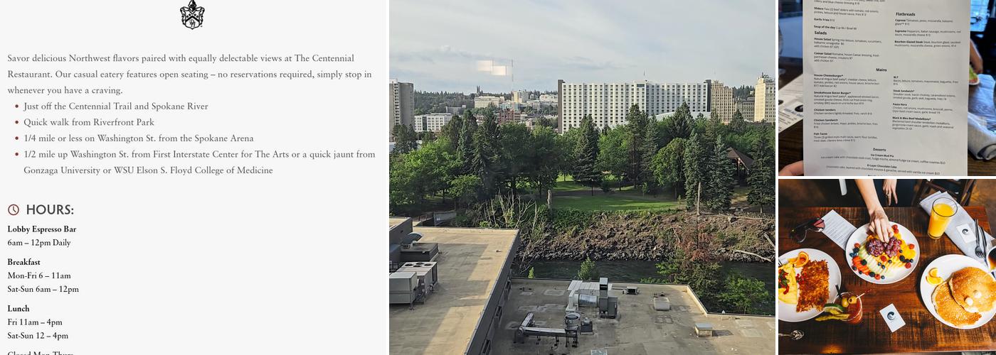 Centennial Restaurant & Bar Menu