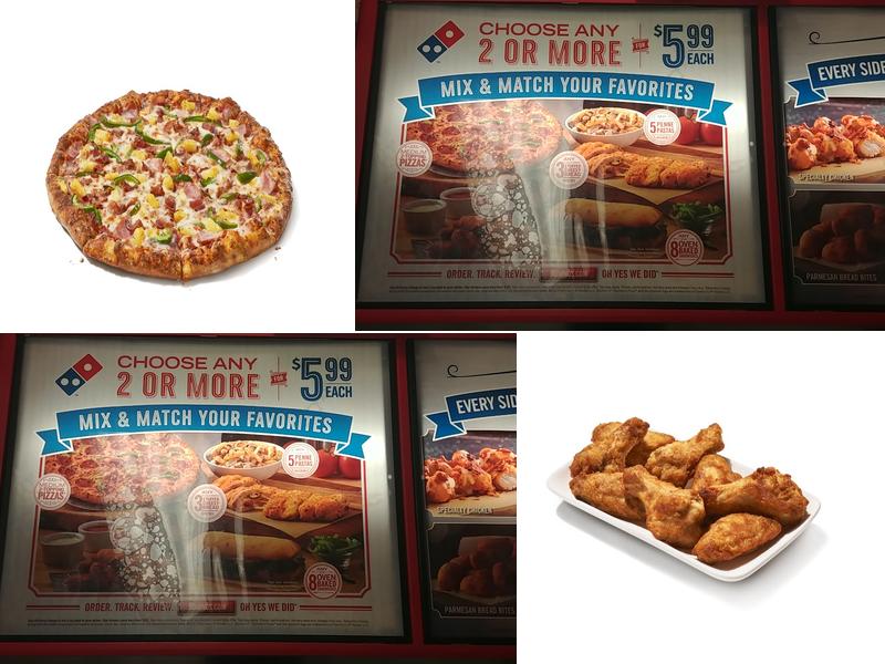Domino's Pizza Menu