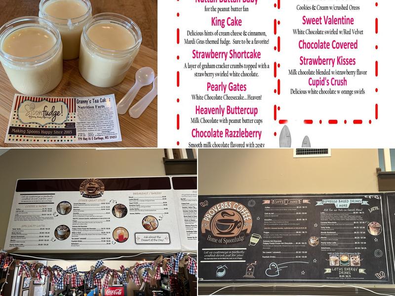 Proverbs Coffee Menu